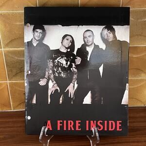 AFY A Fire Inside Folder w/ Loose Leaf Logo Paper 2007 Cinder Block